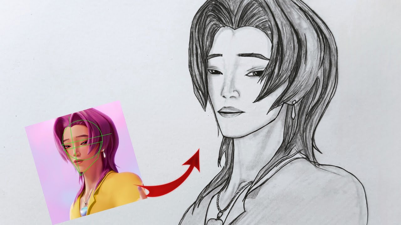 How to Draw Romance Saja | Step by Step | K-Pop Demon Hunters