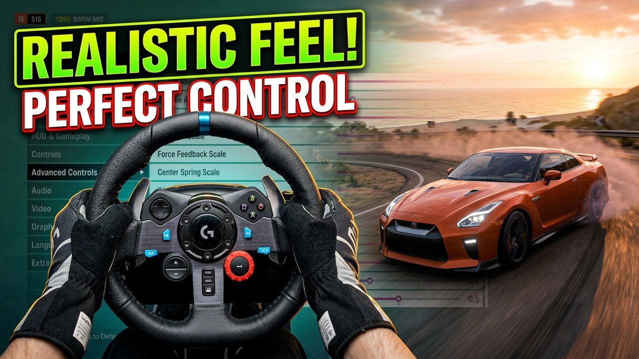Forza Horizon 6: Лучшие настройки для руля Logitech G29/G920