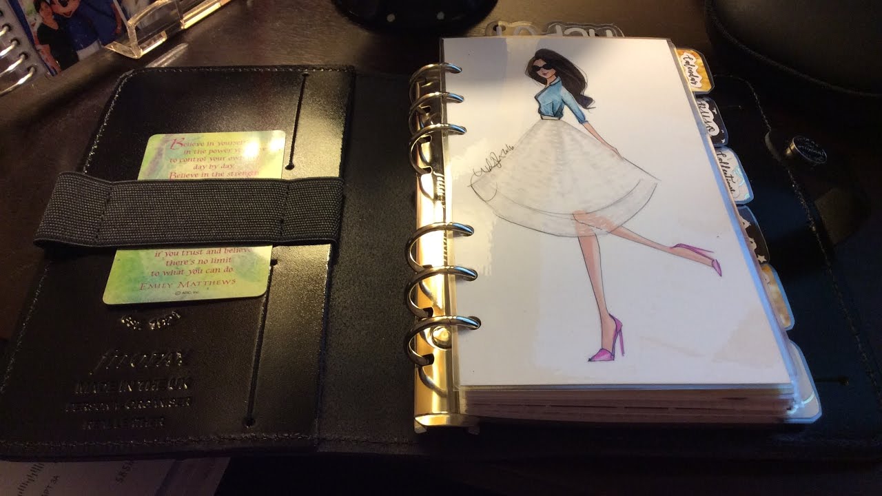 January 2017 Setup in my Filofax BUJO