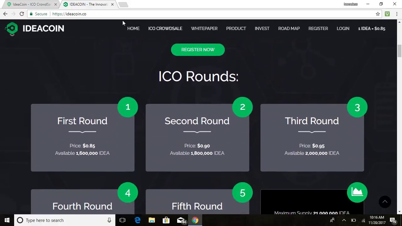 IDEACOIN ICO live now! get in and make some money people!!