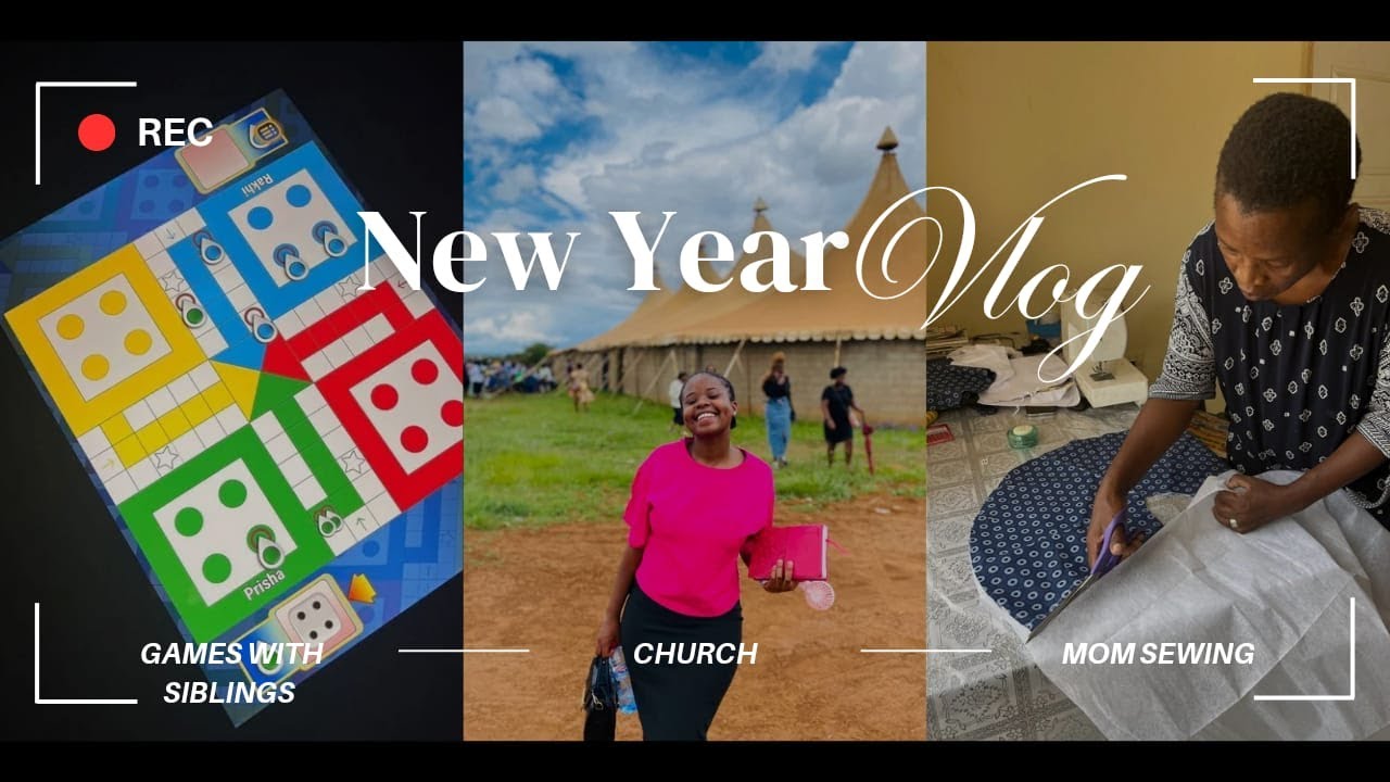 New Year vlog | Family time | Games | Travel to Joburg | Ps Ralekgolela's church | prayer for you