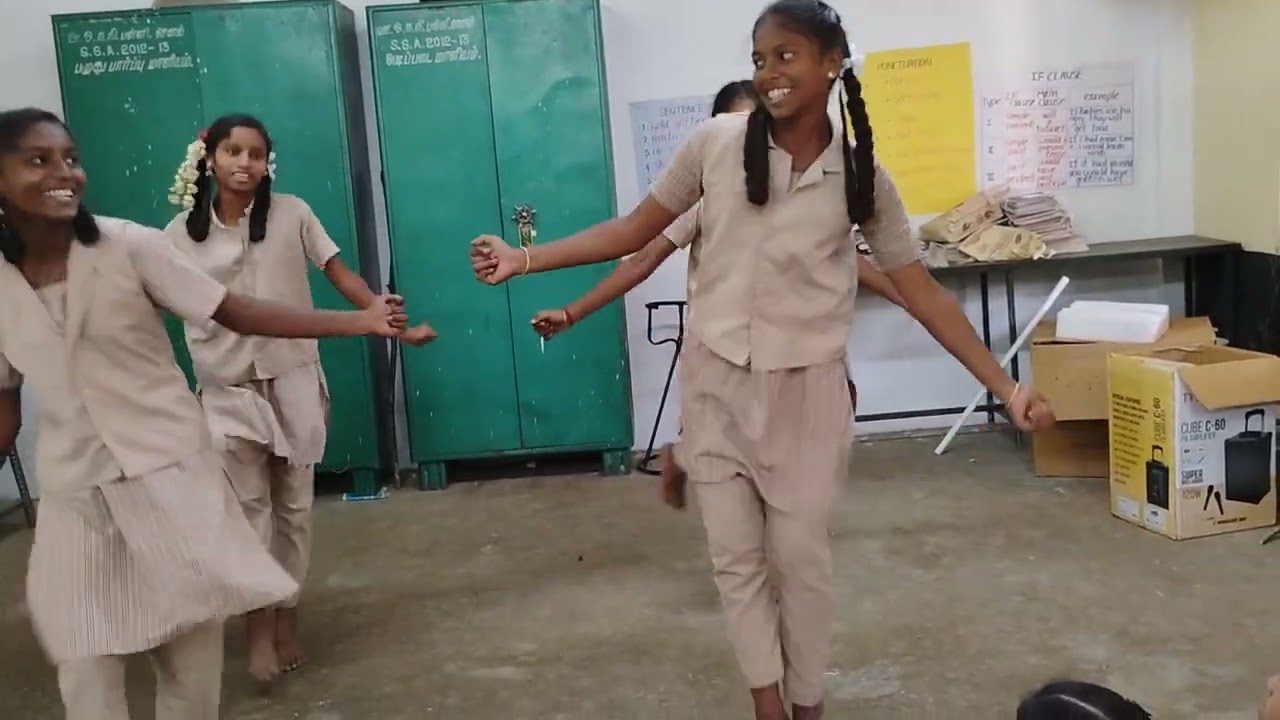 Government school annual day celebration/best dance practice/