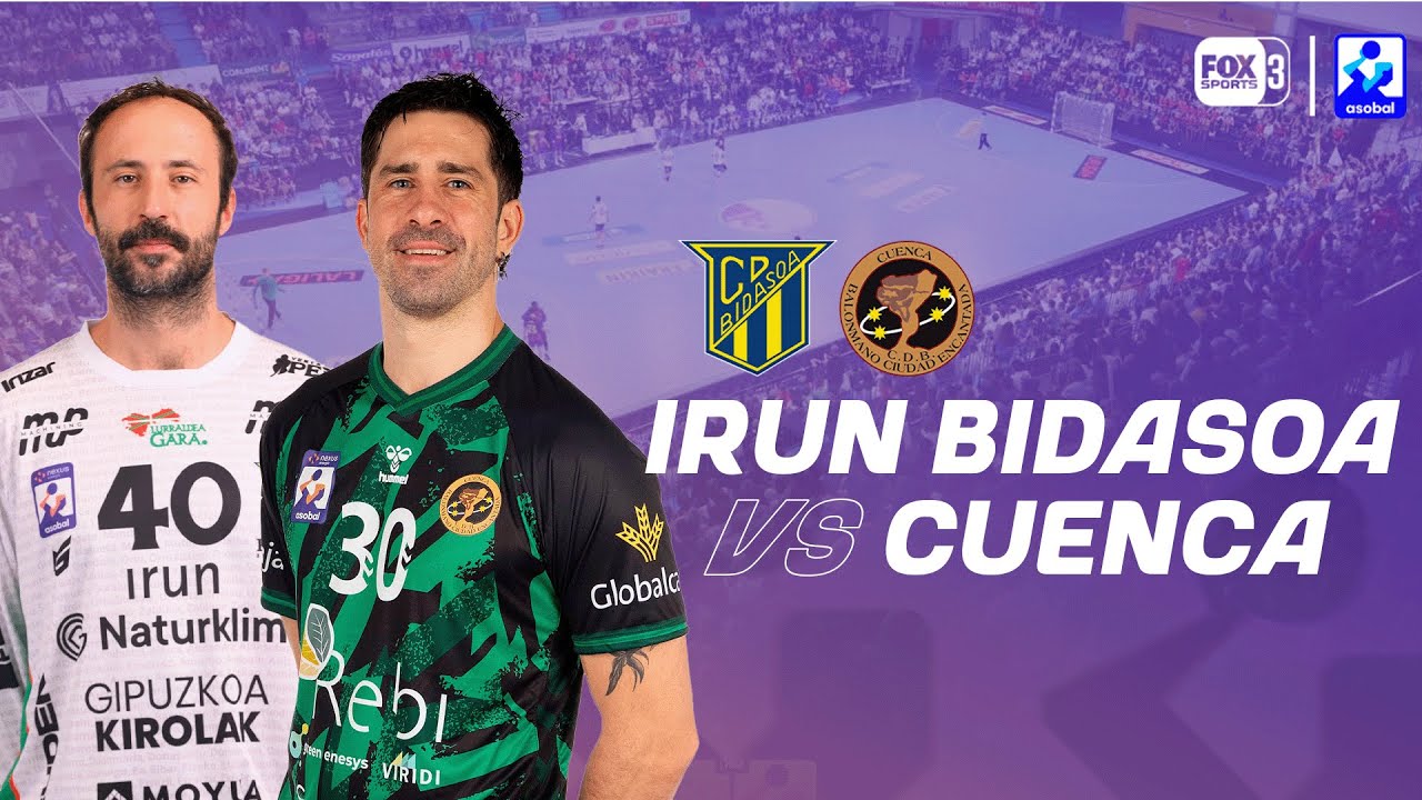 EN VIVO 🔴 IRUDEK BIDASOA IRUN vs REBI BALONMANO CUENCA || HANDBALL Liga ASOBAL Fecha 15