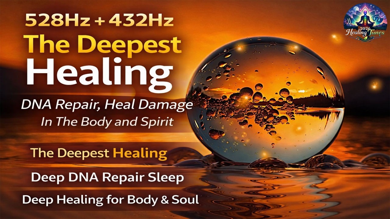 528Hz + 432Hz | The Deepest Healing: DNA Repair, Heal Damage In The Body and Spirit