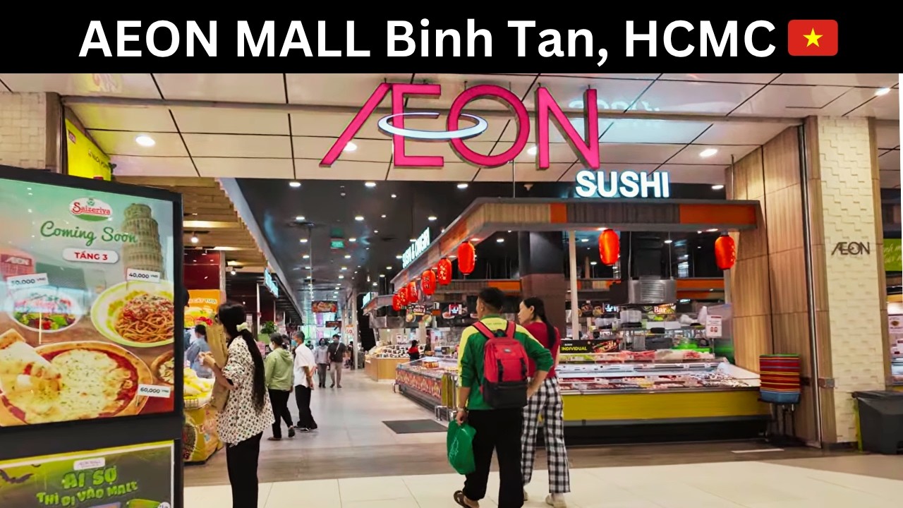 🇻🇳 [4K] AEON Tân Bình Walk Saigon Vietnam | Relaxing Morning Supermarket Ambience | 1 November 2025