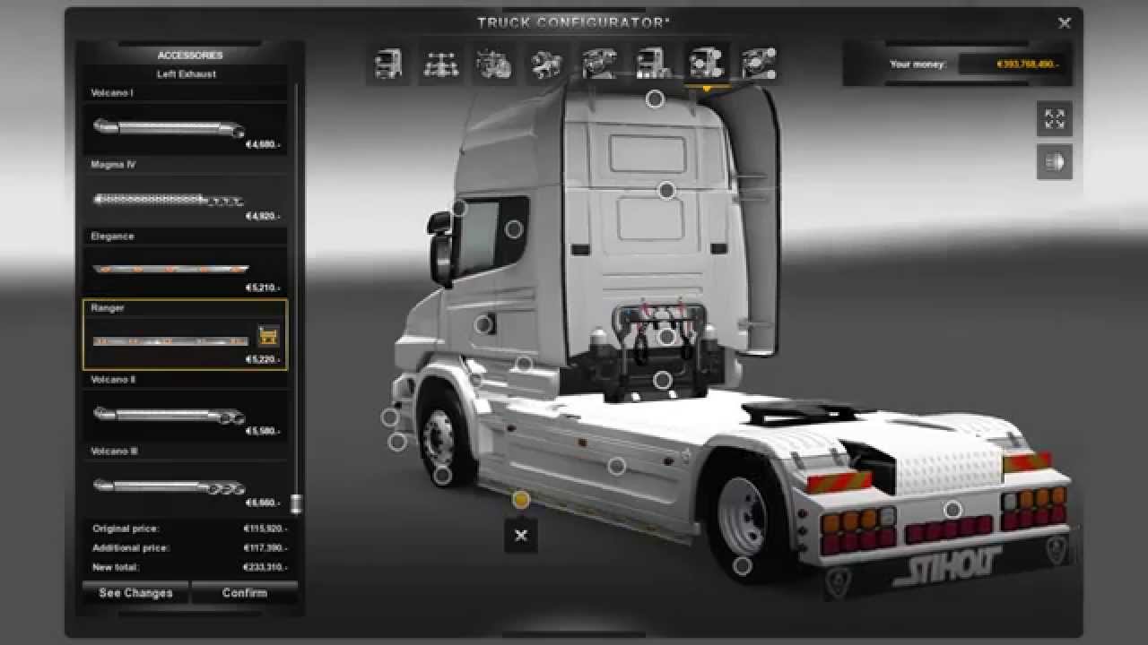Euro Truck Simulator 2-Customization Scania T