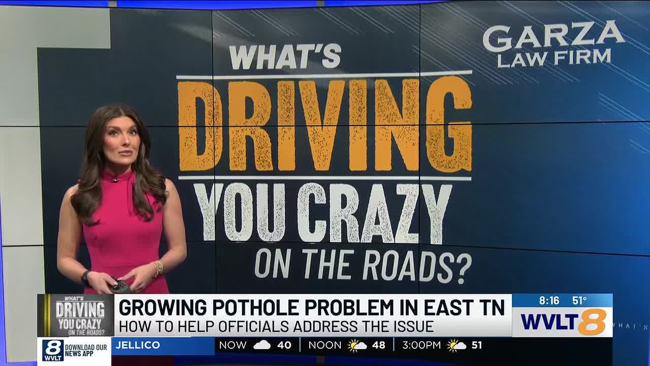 Potholes driving people crazy on the roads this winter