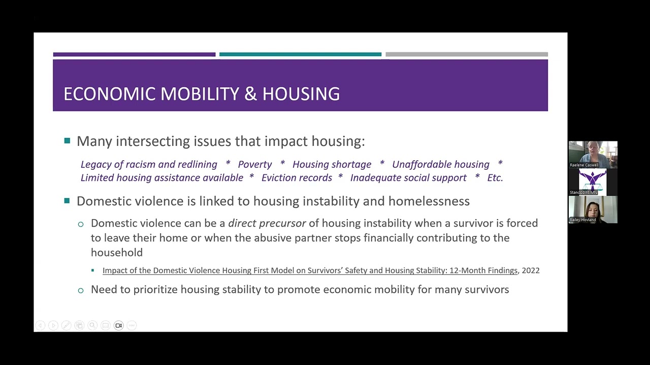 Supporting Economic Mobility for Victim/Survivors: Housing Edition