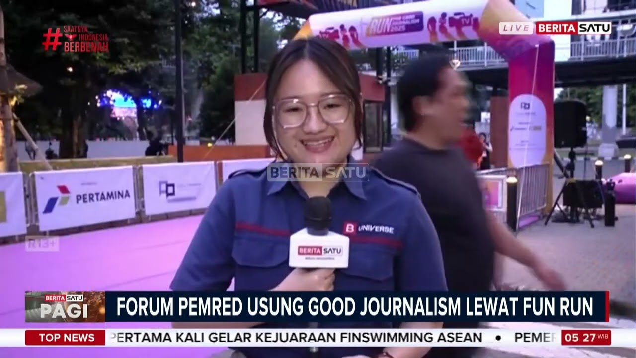 Wartawan Lari, Hoaks Kabur! Run For Good Journalism 2025 Hadir ##Beritasatu