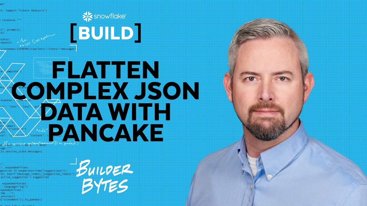 Using TDAA's Pancake Native App To Flatten JSON Data