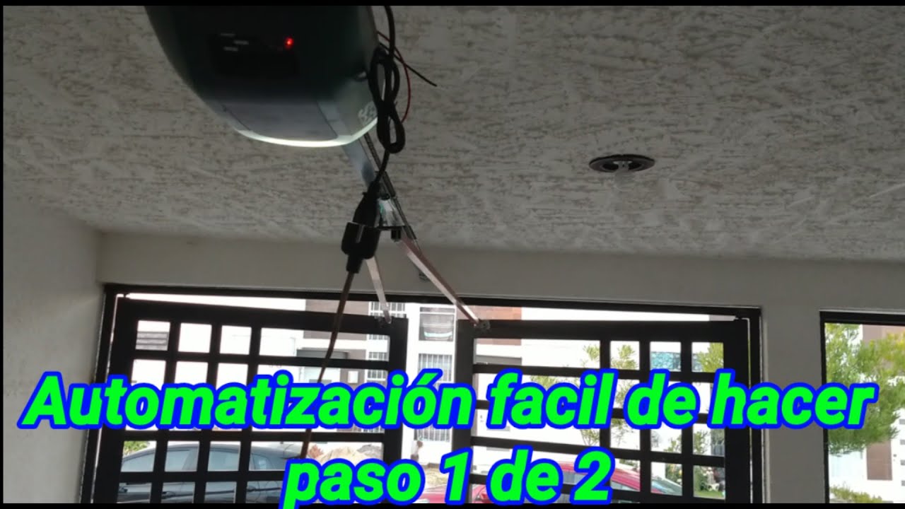 Cómo automatizar un porton?