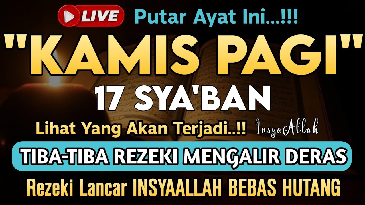 🔴LANGSUNG DIKABULKAN..‼️CUKUP PUTAR SEKALI DAN DENGARKAN, 100 RIBU MALAIKAT TURUN | REZEKI LANCAR