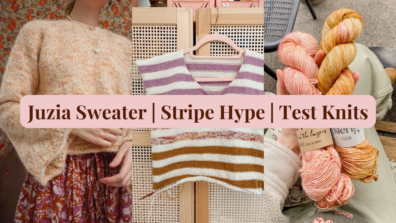 Mipi Makes Knitting Podcast | Ep. 7 | Juzia Sweater, Stripe Hype Sweater, Macimille Test Knit