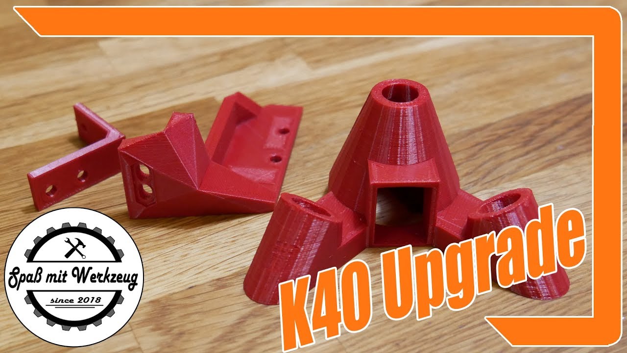 Upgrade für den K40 Laser mit 3D Druck Teilen
