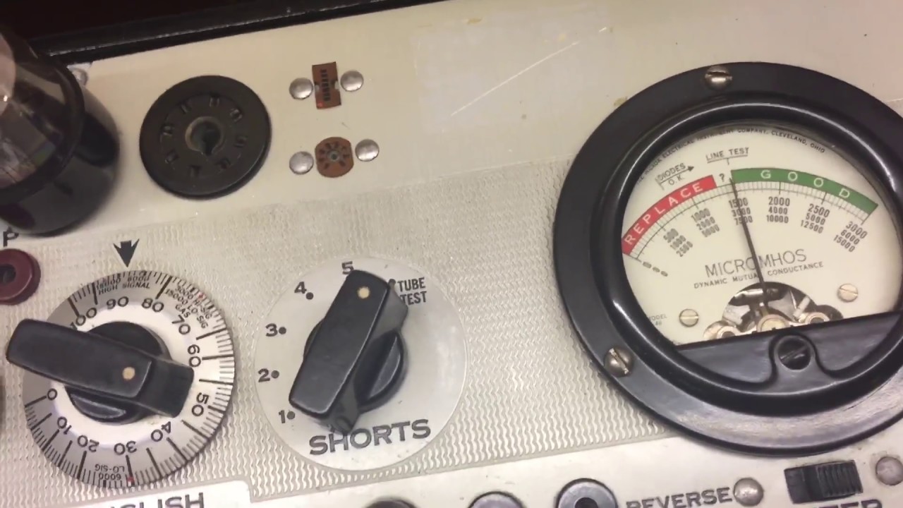 HICKOK 547A COMPROBADOR VALVULAS TUBE TESTER. En Español .