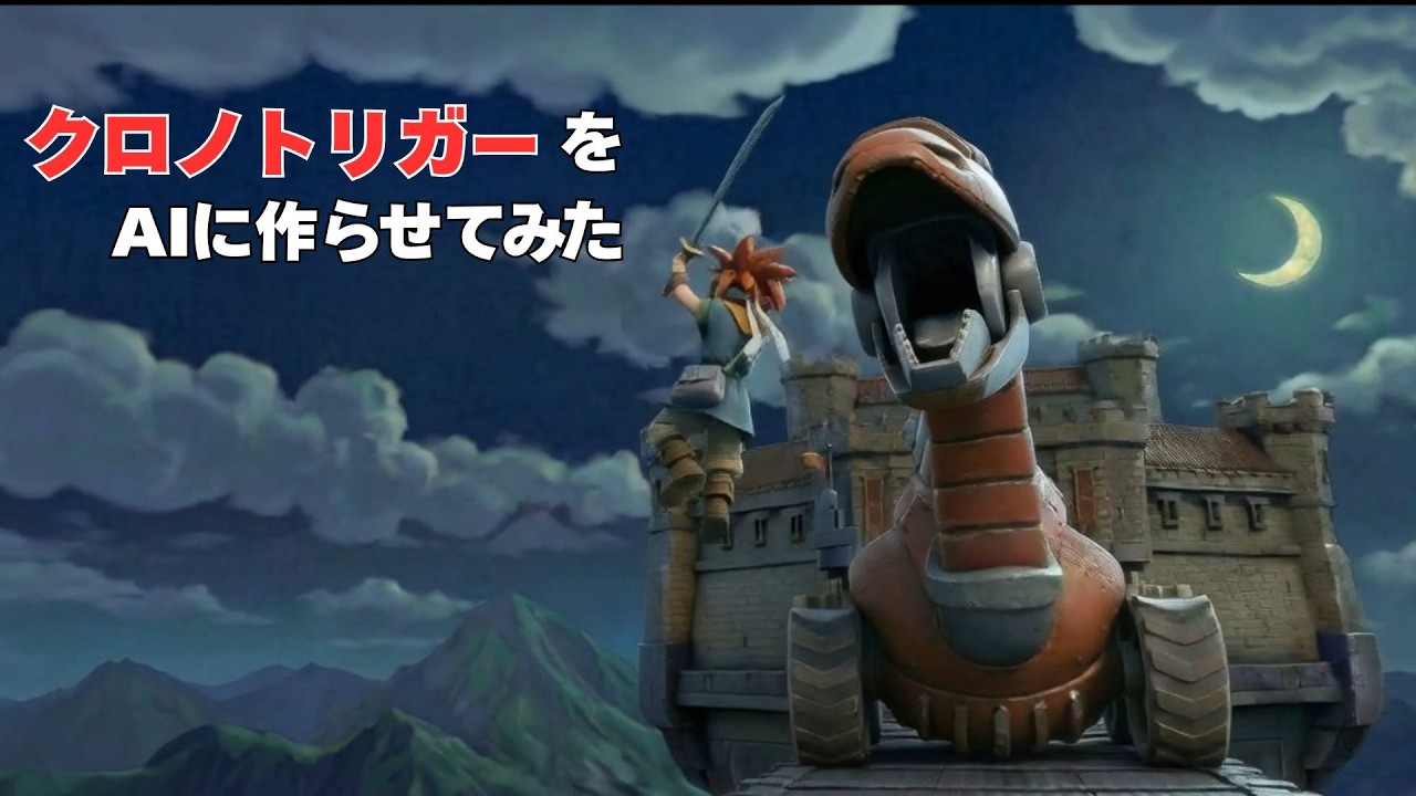 クロノトリガーをAIに作らせてみた（前編）#ai #ゲーム #クロノトリガー #chronotrigger #chrono