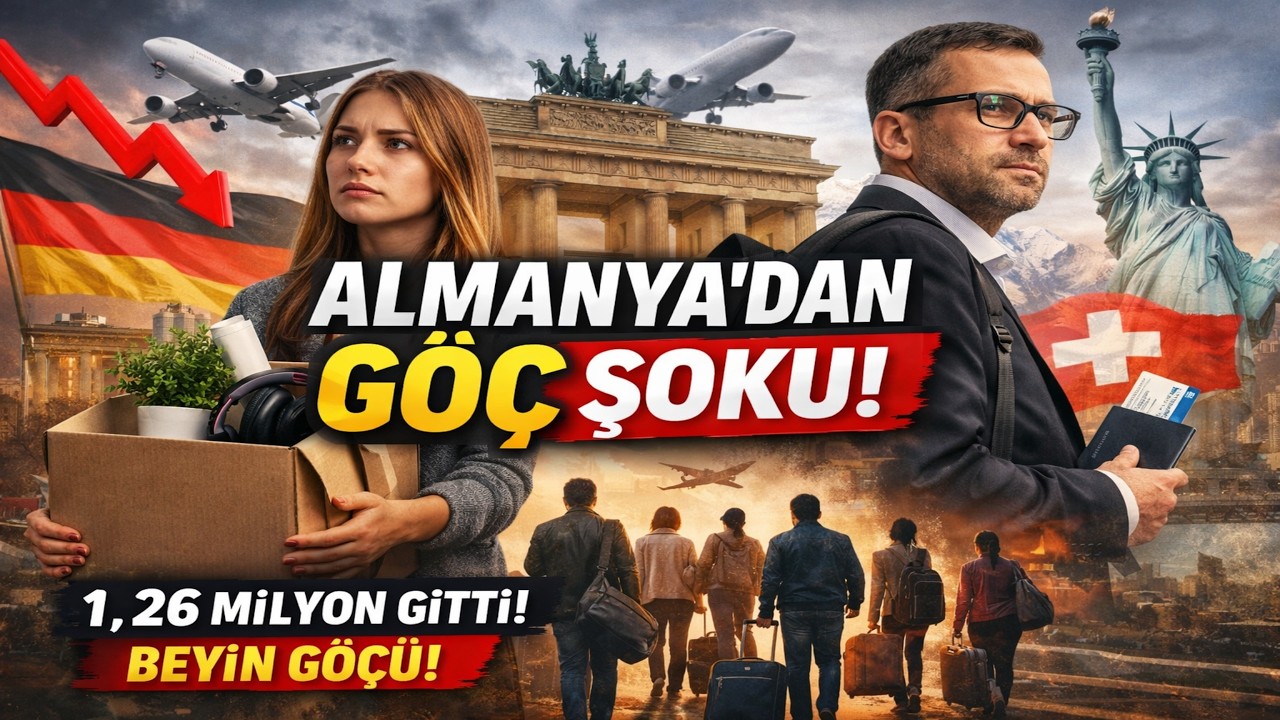 Almanya’dan Kaçış mı Başladı? 1,26 Milyon Kişi Ülkeyi Terk Etti!