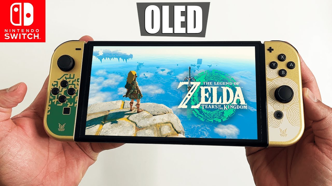 Zelda TOTK on OLED Nintendo Switch looks Amazing!