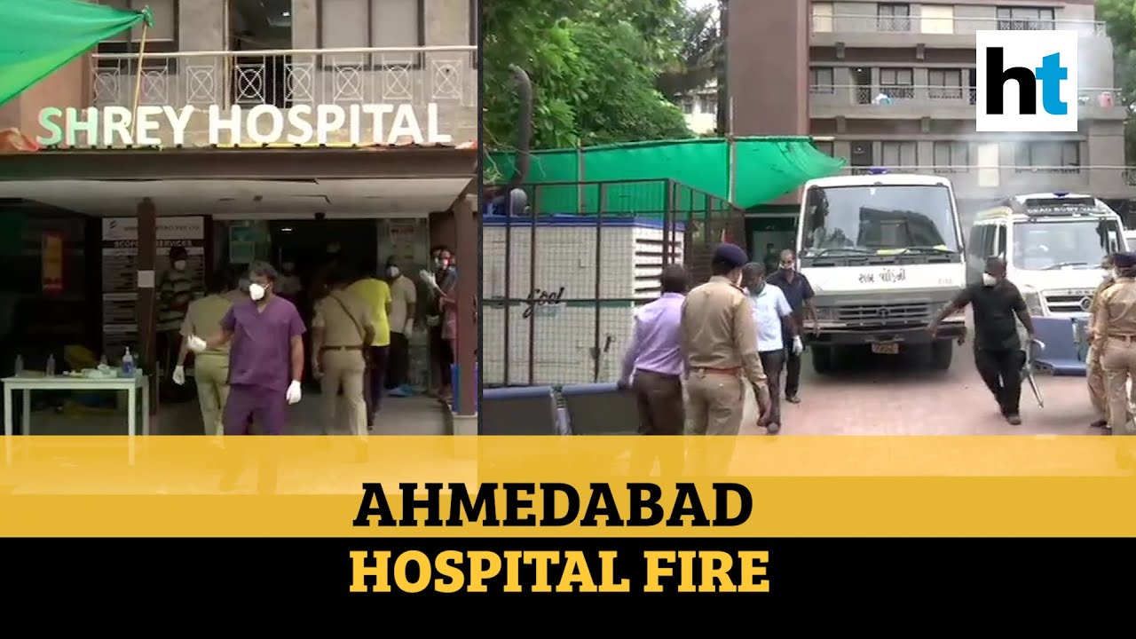 Watch: 8 killed after fire breaks out at a Covid hospital in Ahmedabad