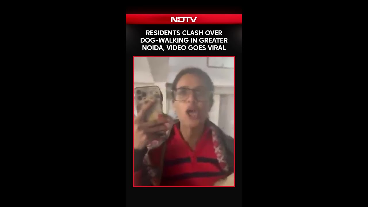Argument Over Pet Dog Turns Ugly At Noida High-Rise, Police Probe Video