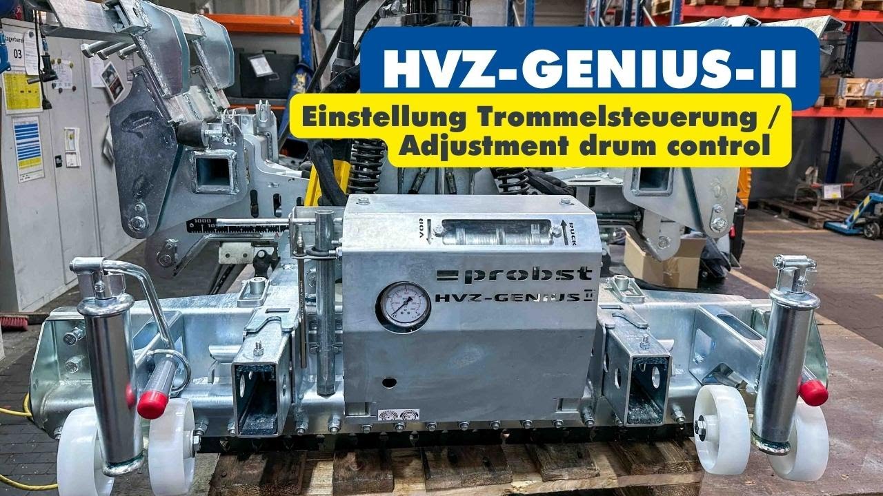 Adjustment drum control of HVZ-GENIUS-II // Einstellung der Trommelsteuerung  HVZ-GENIUS-II
