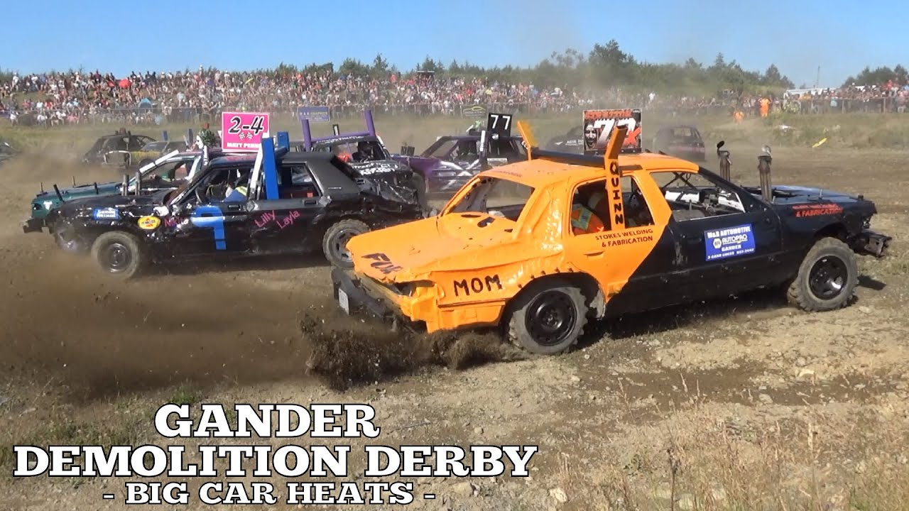 2025 Gander Demolition Derby - Big Car Heats
