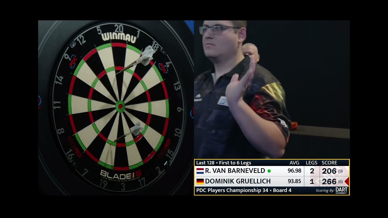 Raymond Van Barneveld vs Dominik Gruellich | Players Championship 34 2025 🎯