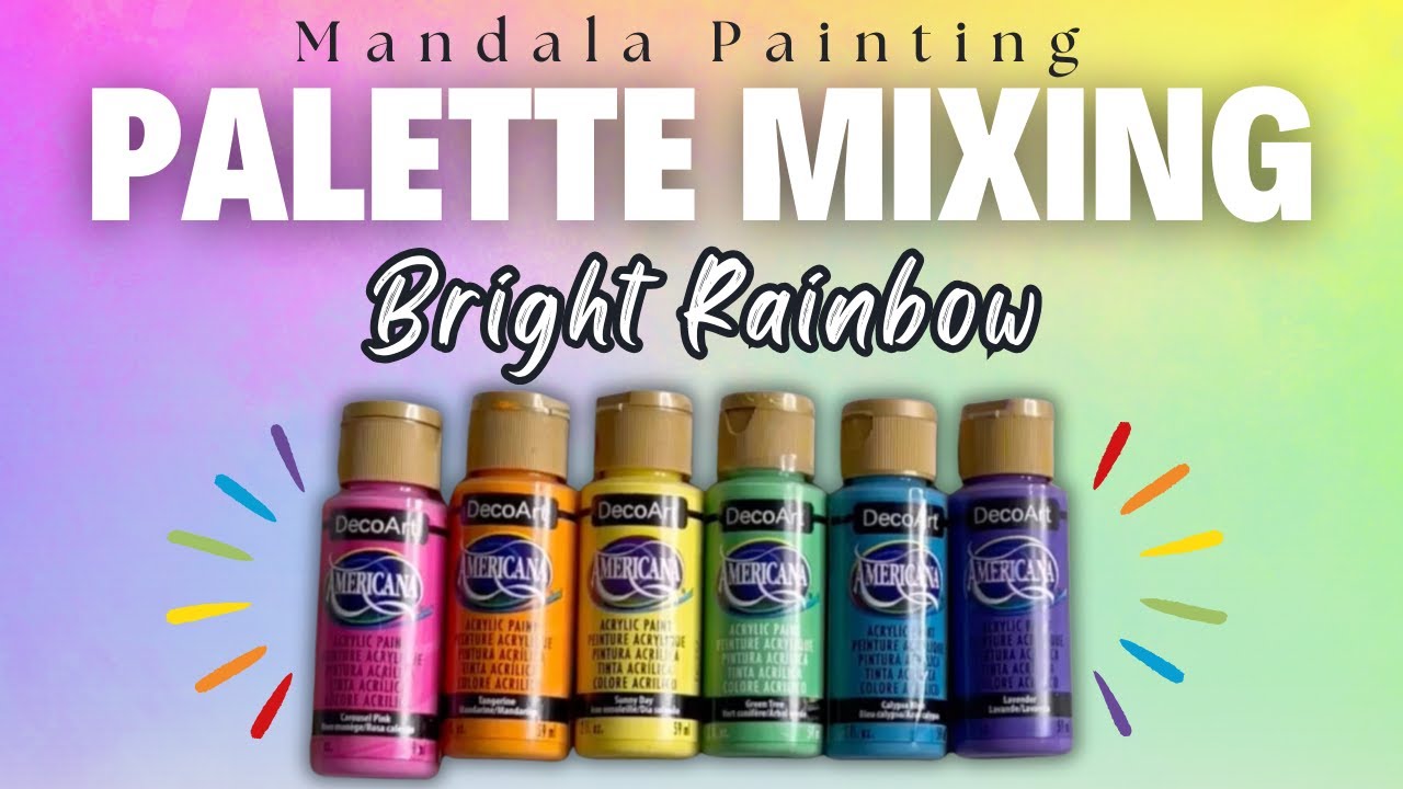 12 Shade Rainbow Mixing Class With @MandalaDoc | Mandala Painting for Beginners | Thoughtful Dots