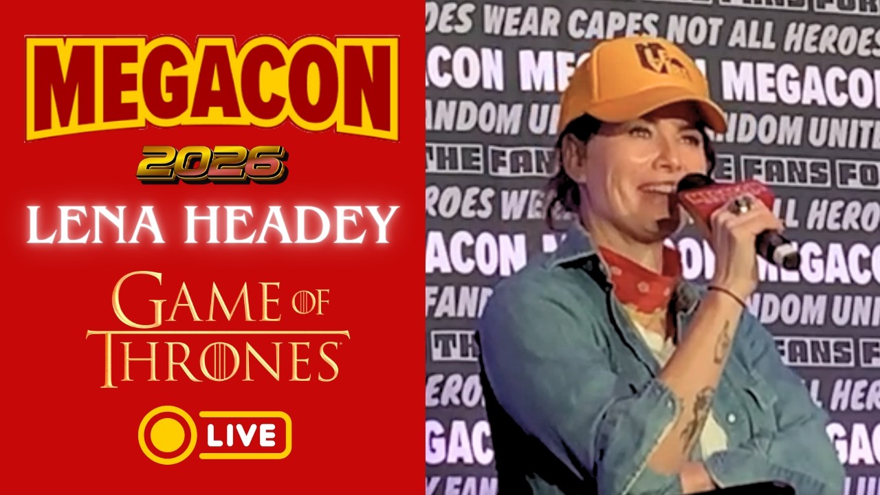Игра престолов с Леной Хиди в роли Горго вживую на MegaCon '26 #megacon #играпестолов #вживую #горго