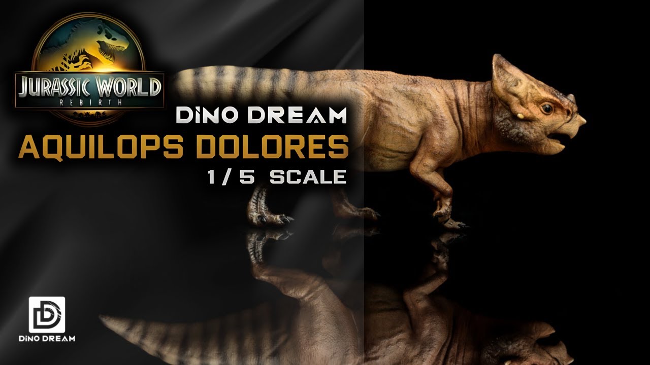 DinoDream Aquilops - Jurassic World Rebirth - 1:5 scale REVIEW!