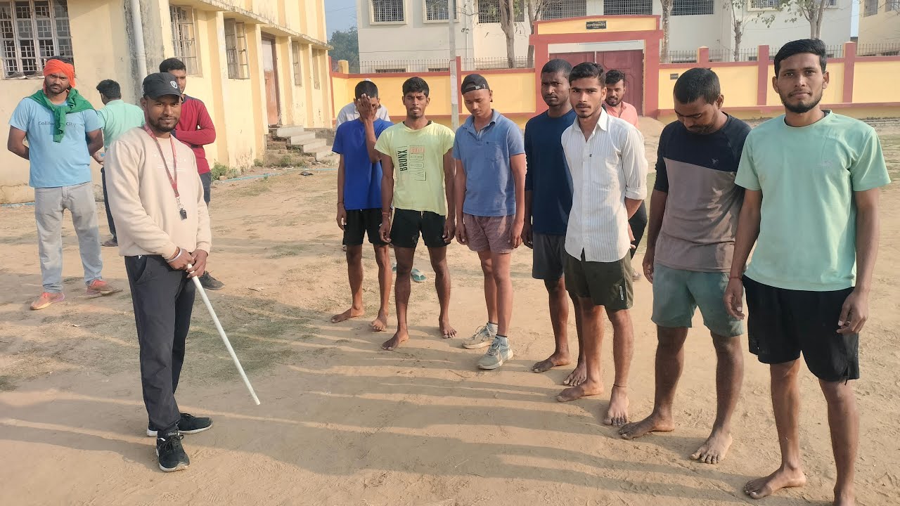 Bihar Police 19838 का 1600 का High jump #bihar_police Bhartiya Sena  Parshikshan Centre  Bind