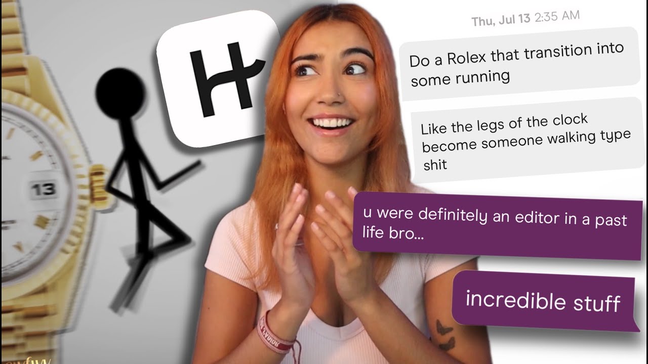 HINGE makes my edit! (dating app)