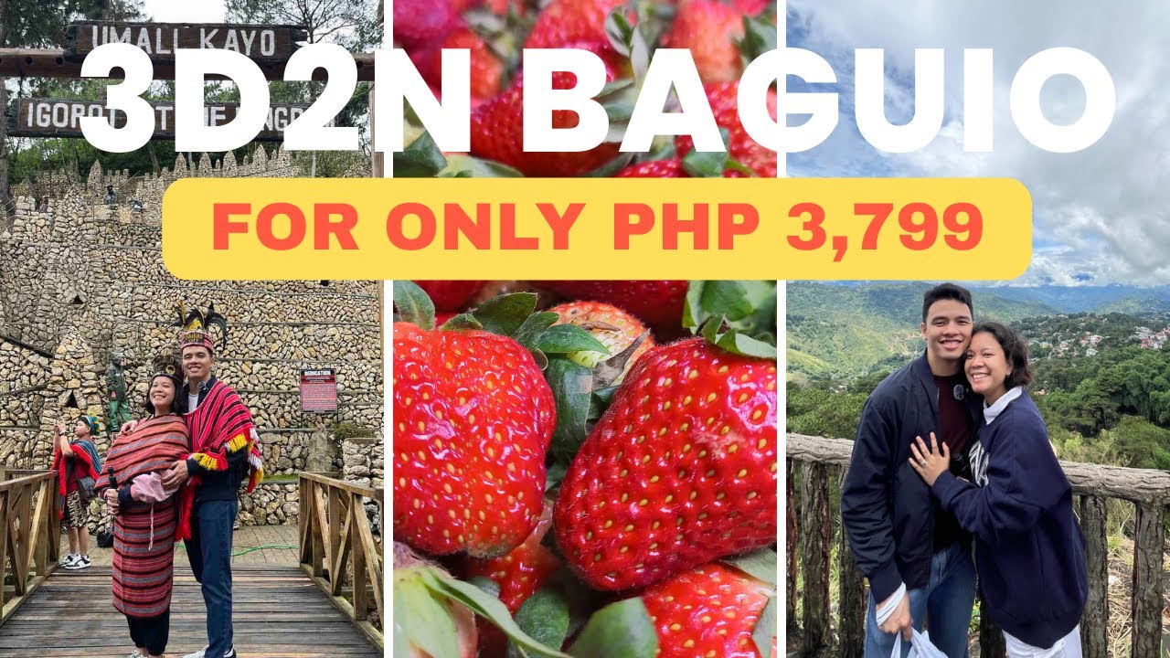 Ultimate BAGUIO Experience 🇵🇭 | 3 Days & 2 Nights for ₱3,799!