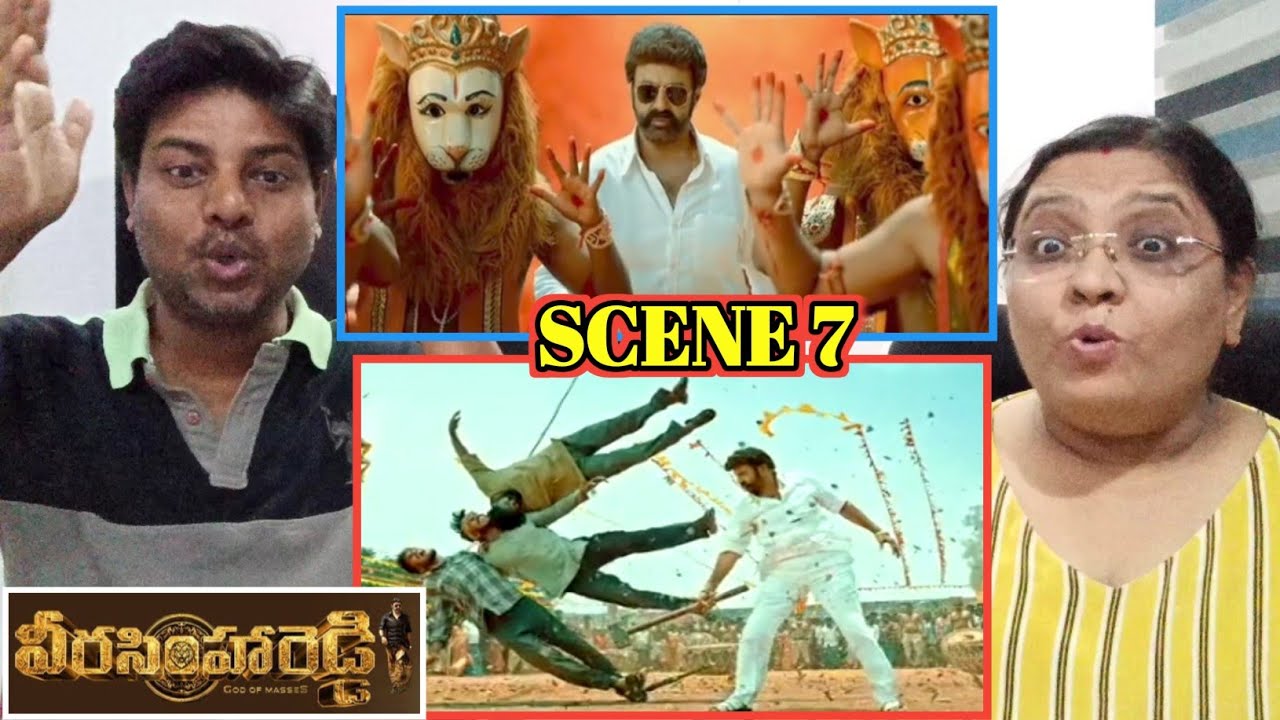 YOUNG VEERA SIMHA REDDY MASS INTRO FIGHT SCENE REACTION | BALAKRISHNA | #veerasimhareddymoviescene 7