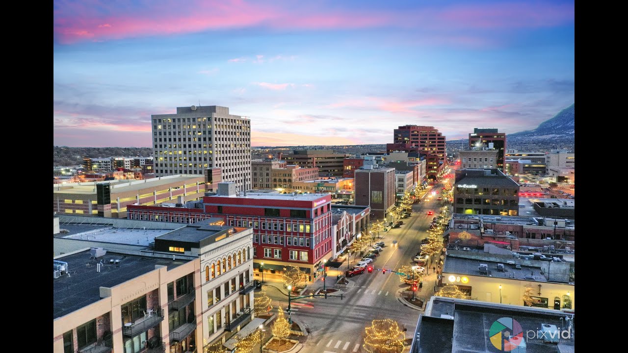 Downtown Colorado Springs Luxury Penthouse Twilight Shoot