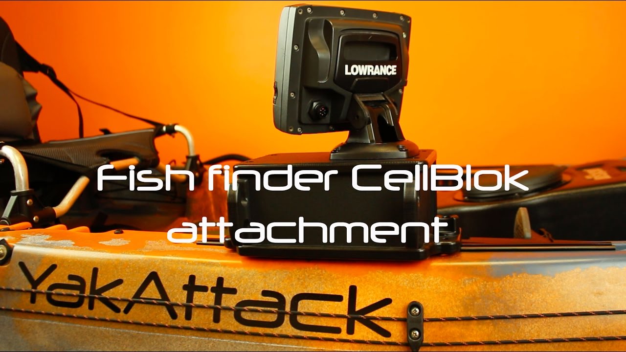 How to Attach a Lowrance Fish Finder to the YakAttack CellBlok