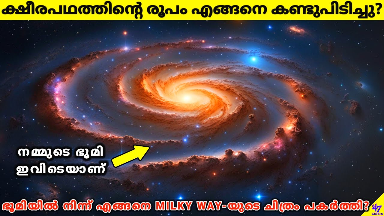 How Do We Know The Shape Of The Milky Way Galaxy? | Malayalam Space Fact Science | 47 ARENA