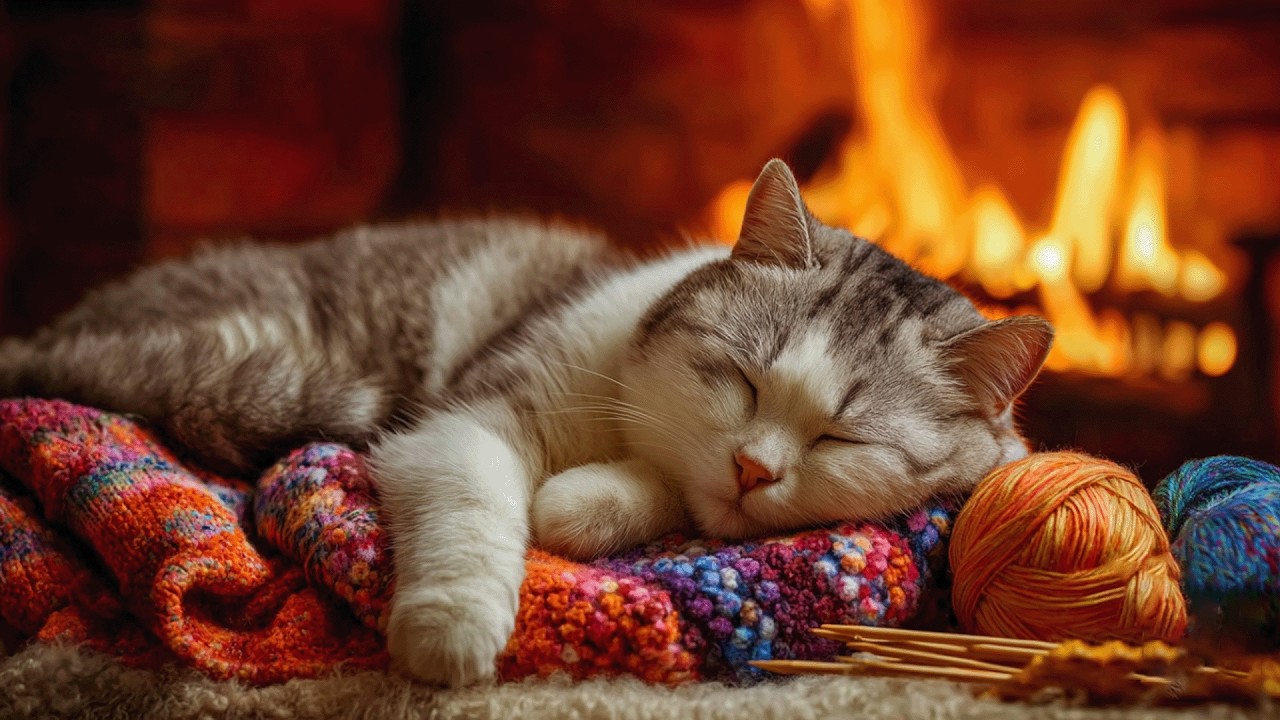 Relaxing Music for Cats 🐱 Stress Relief Sounds for Happy and Peaceful Sleep