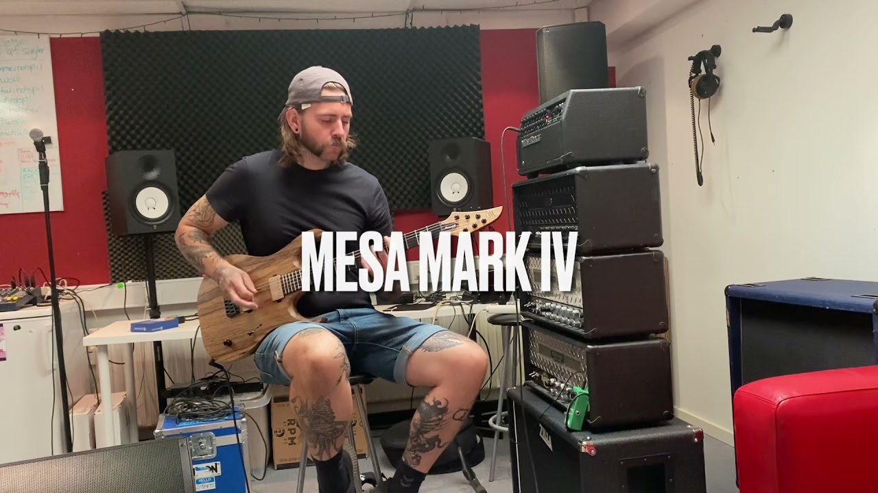 iPhone recording of Mesa Boogie Dual Rectifier (Rev G, Rev F and Hermansson) - also a Mark IV