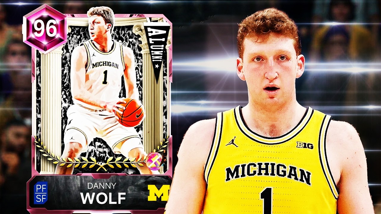 *FREE* PINK DIAMOND DANNY WOLF GAMEPLAY! A MUST HAVE CARD IN NBA 2K26 MYTEAM!
