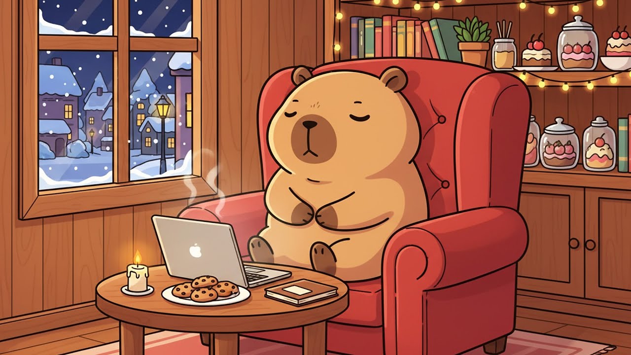 Warm Light Winter Lofi ❄️🧸 | Calm Beats to Unwind