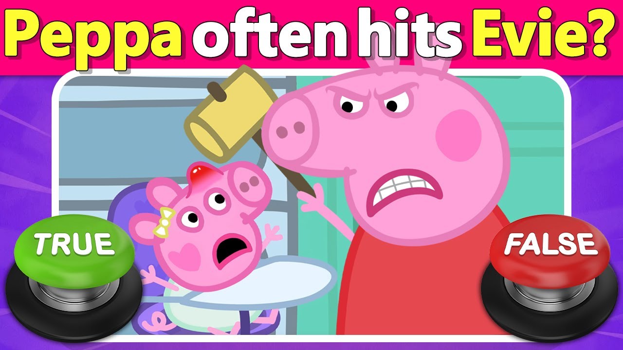 ⭕❌ Can You Beat This Peppa Pig True or False Quiz? 🐷 Cartoon Trivia Challenge! | Quiz DingDong