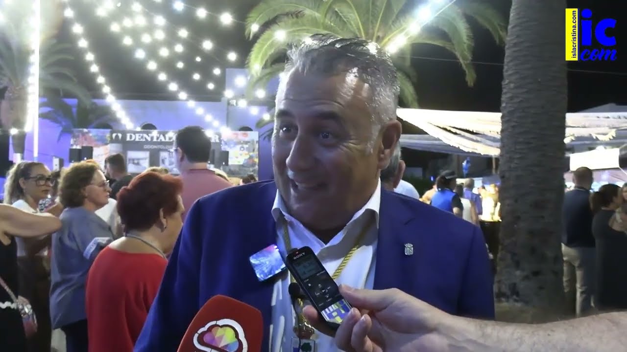 Declaraciones-Inauguración de las Fiestas en honor a la Virgen el Mar de Punta del Caimán 21 08 2025