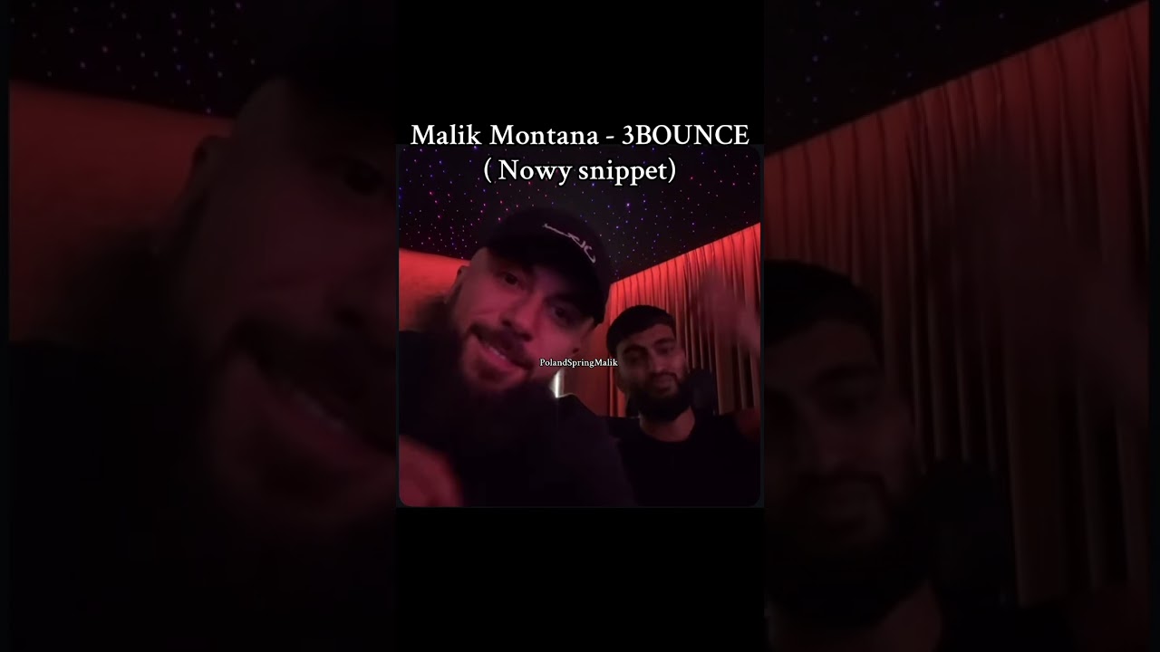 Malik Montana - 3BOUNCE ( Snippet ) #shortvideo #rap #rappl #snippet