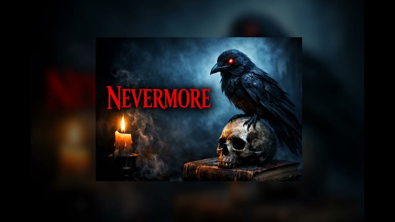 THE RAVEN By EDGARD Allan Poe — Dark Gothic Spoken Word | Cinematic Horror Poetry