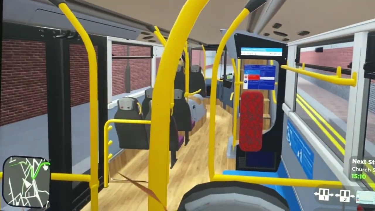 Driving bus route 264 on Croydon (ENVIRO 400EV)