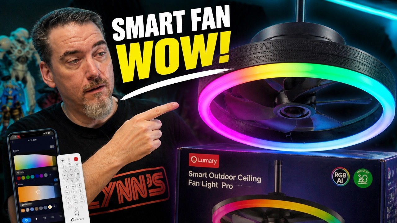 Unboxing and Reviewing the Lumary Outdoor Ceiling Fan and Light: Good lighting, even better cooling