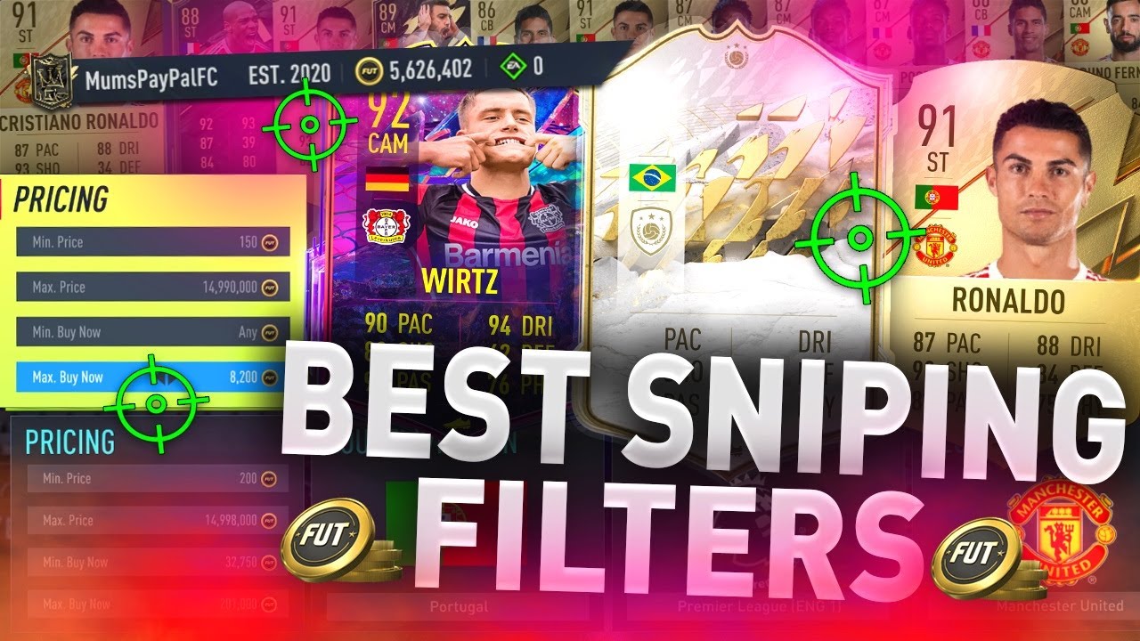 MAKE 150K RIGHT NOW WITH THESE SNIPING FILTERS! 😄 (FIFA 22 BEST SNIPING FILTERS TO MAKE COINS)