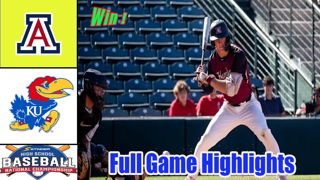 Arizona vs Kansas Full Game Highlights - High School baseball Nationnal Championship 2025