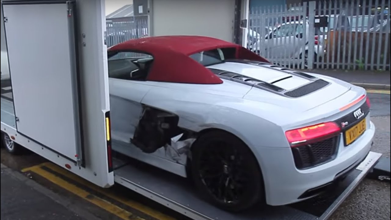 AUDI R8 V10 GEN2 CRASH REPAIR! Kream Developments:All access Episode 72